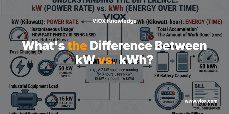 What's the Difference Between kW vs. kWh?