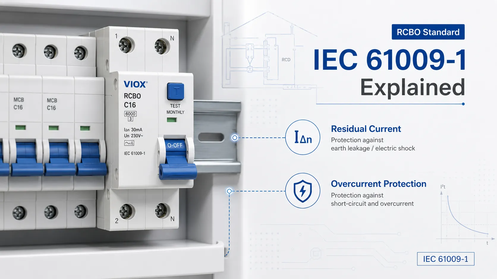 IEC 61009-1 Explained: RCBO Standard, Scope, Requirements, and IEC 60947-2 Differences
