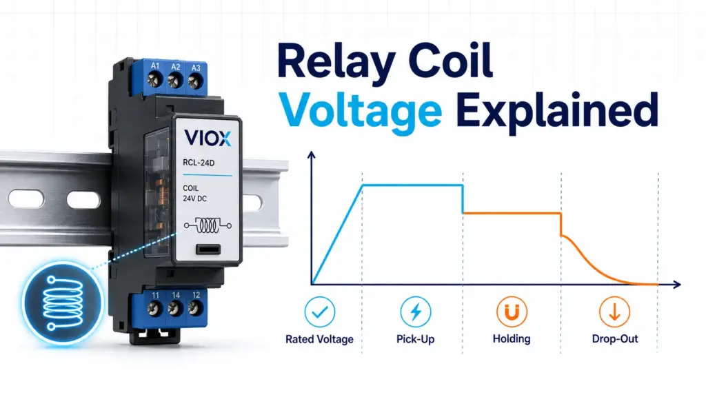 Relay Coil Voltage Explained: Rated Voltage, Pick-Up Voltage, Drop-Out Voltage, and Holding Voltage