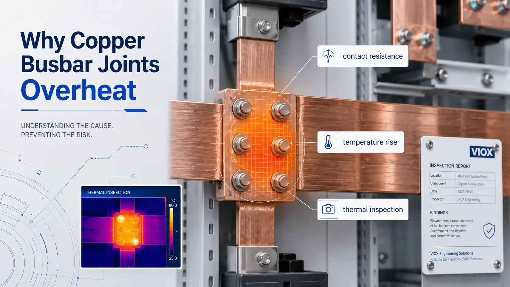 Why Copper Busbar Joints Overheat: Contact Resistance, Temperature Rise, and Thermal Imaging Inspection
