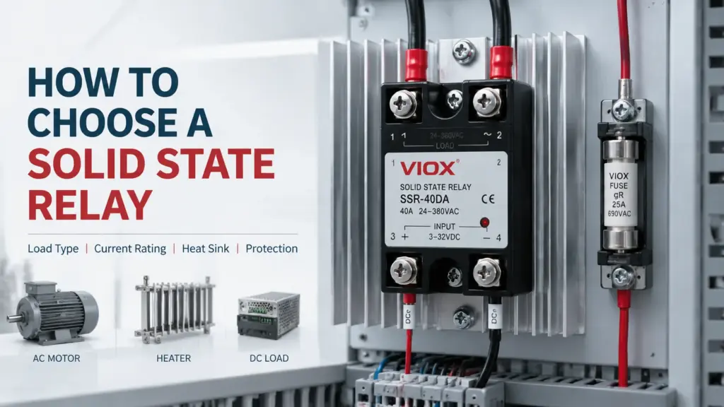 How to Choose a Solid State Relay (SSR): Load Type, Current Rating, Heat Sink, and Protection