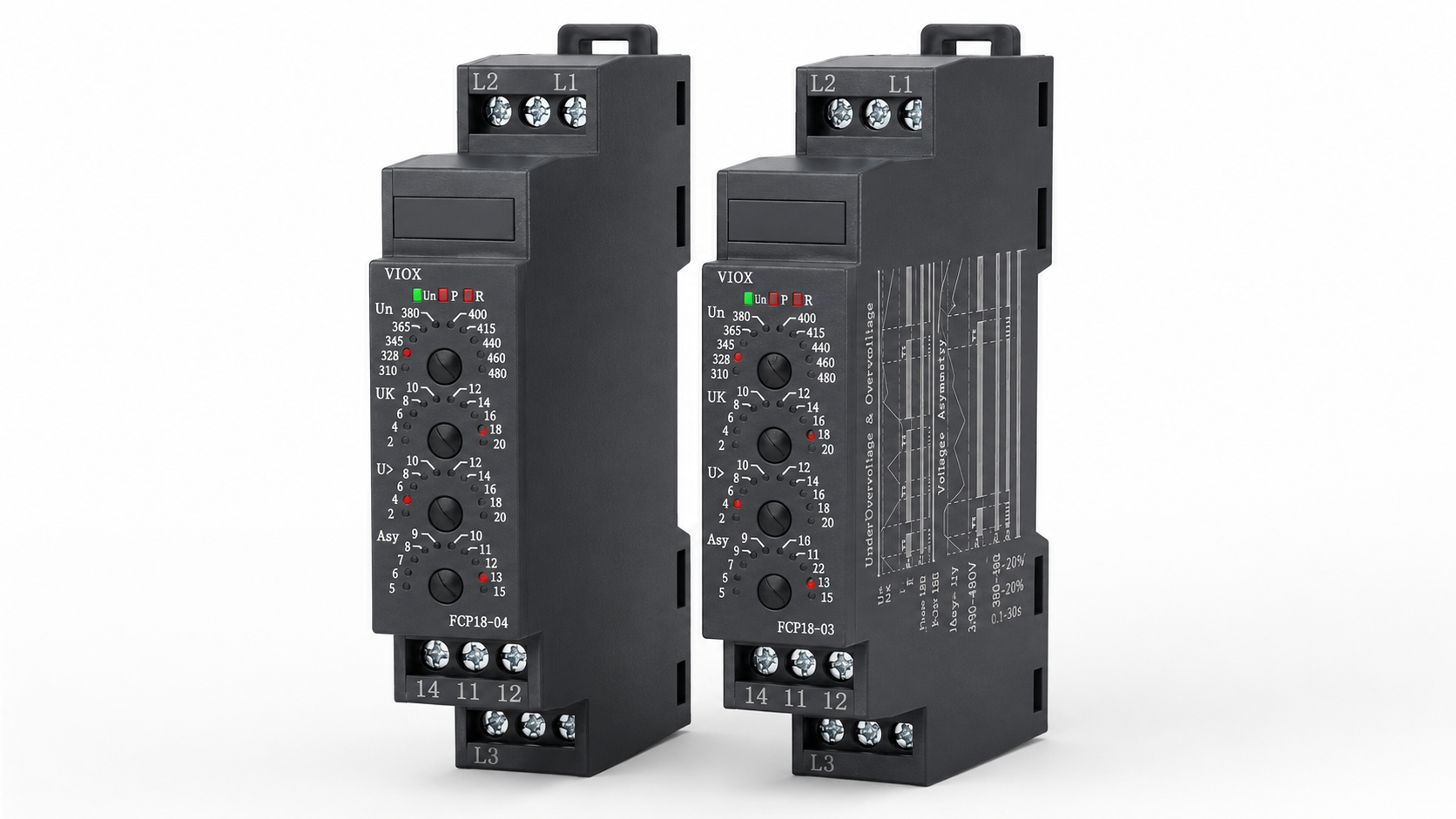 Three-Phase Voltage Monitoring Relay Functions Explained: VIOX FCP18 Selection Guide