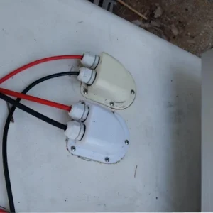 solar cable entry gland on RV roof