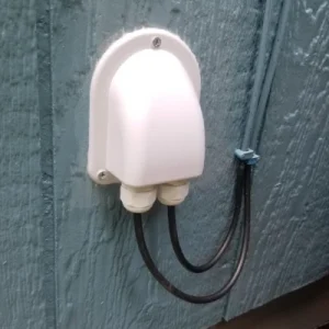 solar cable entry gland on the wall
